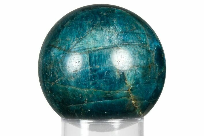 Bright Blue Apatite Sphere - Madagascar #367068